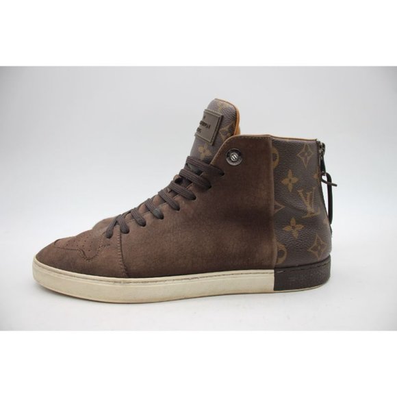 Louis Vuitton Line Zip-Up leather Suede Men's Size 6.5 - Picture 6 of 12